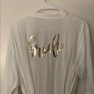 Bride robe